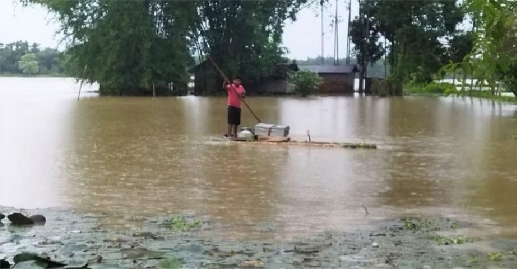 আসামের ১১ জেলায় বন্যা, দুর্ভোগে ৩৪ হাজার মানুষ