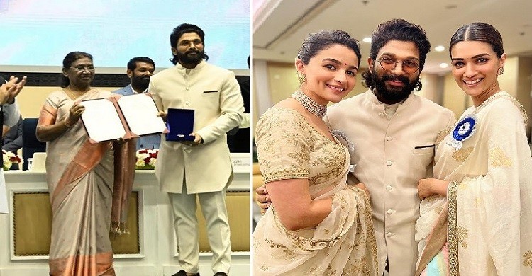 সেরা অভিনেতার পুরস্কার পেলেন আল্লু অর্জুন