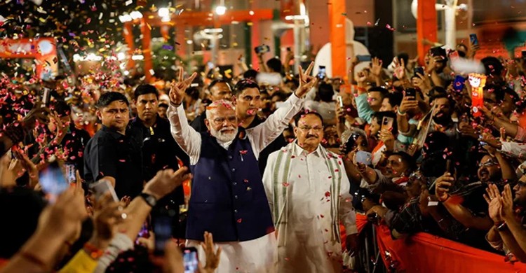 টানা তৃতীয়বারের মতো প্রধানমন্ত্রীর শপথ নিতে যাচ্ছেন মোদি