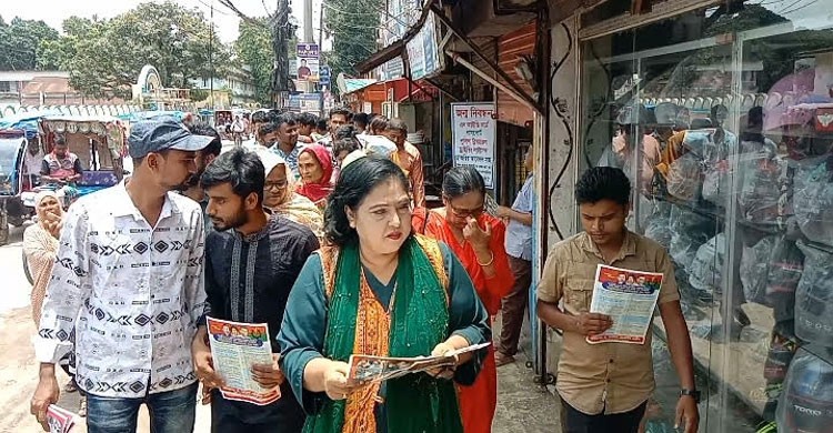 নেত্রকোণায় বিএনপির জনসংযোগে ৩১ দফা কর্মসূচির প্রচার