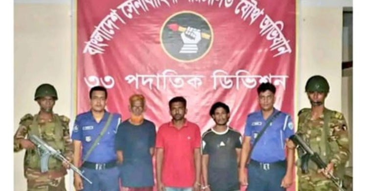 চাঁদাবাজির ভিডিও ভাইরাল হওয়ার পর তিনজন গ্রেফতার