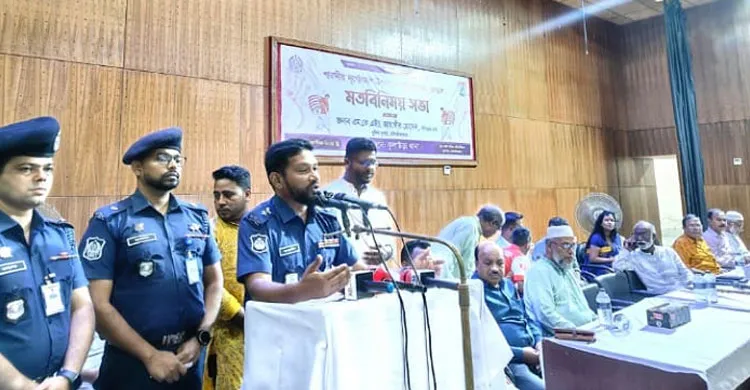 কুলাউড়ায় দুর্গোৎসব ভণ্ডুলের চেষ্টা কঠোরভাবে দমন করা হবে: এসপি জাহাঙ্গীর হোসেন