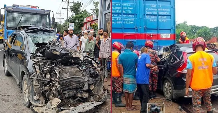 মিরসরাইয়ে দাঁড়িয়ে থাকা কাভার্ডভ্যানে ধাক্কায়, নিহত ২