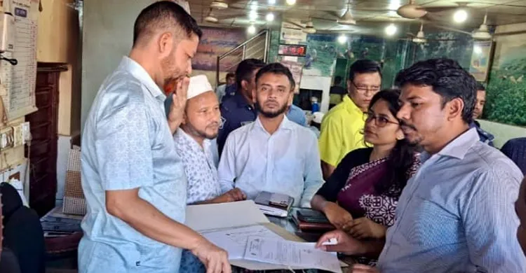 কুলাউড়ায় রেস্টুরেন্টসহ ৯ প্রতিষ্ঠানকে প্রায় ২ লাখ টাকা জরিমানা