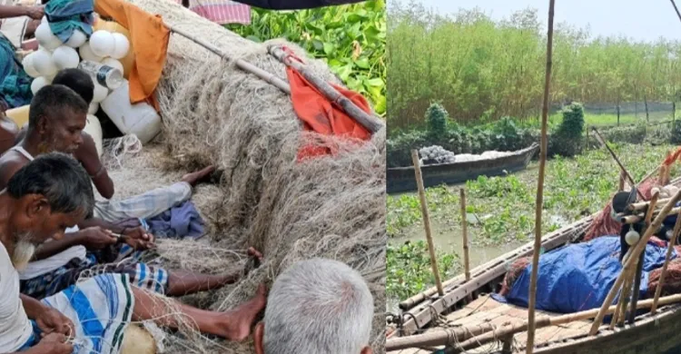 নিষেধাজ্ঞা শেষে নদীতে নামার প্রস্তুতি নিচ্ছে জেলেরা