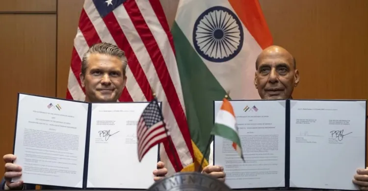 যুক্তরাষ্ট্র-ভারতের মধ্যে ১০ বছর মেয়াদি প্রতিরক্ষা কাঠামো চুক্তি