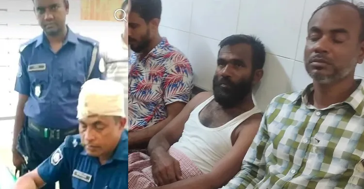 ভোলায় বিএনপি-বিজেপির সংঘর্ষে পুলিশ সাংবাদিকসহ আহত ৫০