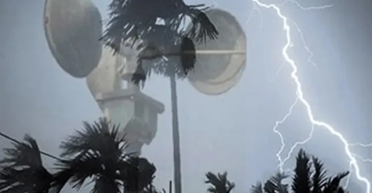 যেসব অঞ্চলে ঝোড়ো হাওয়া ও বজ্রবৃষ্টির সম্ভাবনা