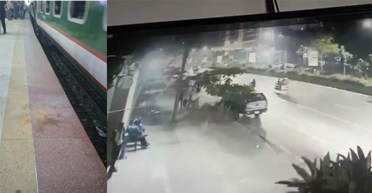 রাজধানীর আগারগাঁও ও বিমানবন্দর রেলস্টেশনে ককটেল বিস্ফোরণ