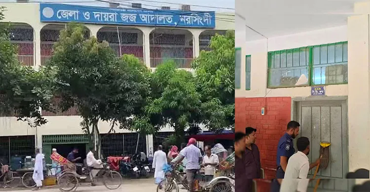 পুলিশের সামনে কোর্ট ভবনের ভেতর দূর্বৃত্তদের হামলা আহত ১