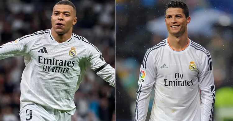 রোনালদোর পর গোলের রেকর্ড করলেন এমবাপে