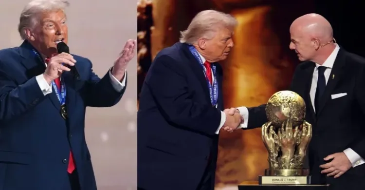 'ফিফা শান্তি পুরস্কার’ পেলেন ডোনাল্ড ট্রাম্প