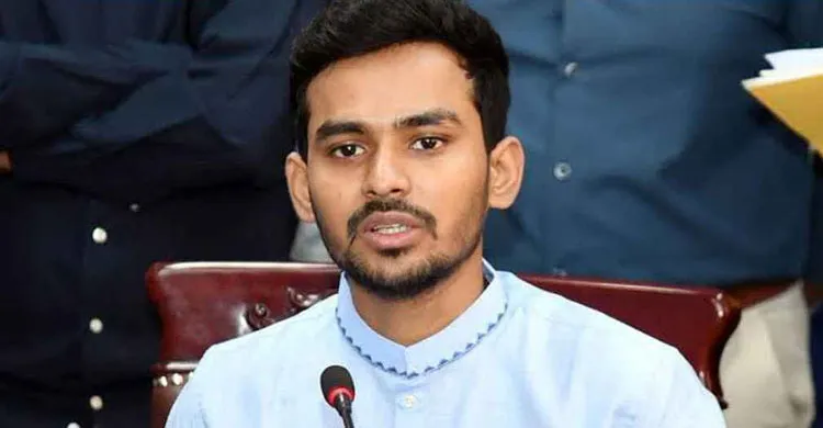 সংবাদ সম্মেলনে পদত্যাগ করতে পারেন আসিফ মাহমুদ সজীব ভূঁইয়া