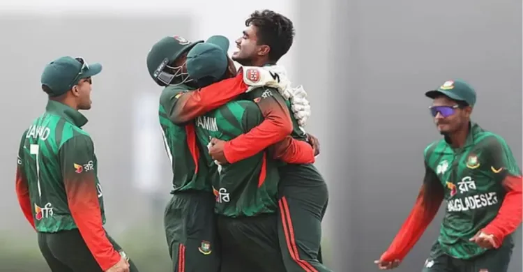 গ্রুপ চ্যাম্পিয়ন হয়ে সেমিফাইনালে বাংলাদেশ অনূর্ধ্ব-১৯