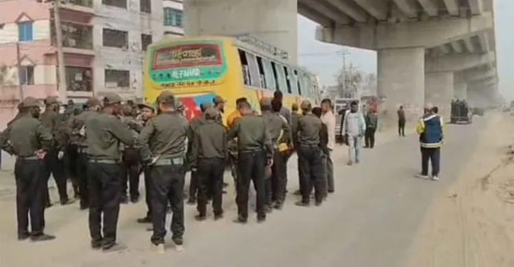ব্রাহ্মণবাড়িয়ায় সড়ক দুর্ঘটনায় ১১ আনসার সদস্য আহত