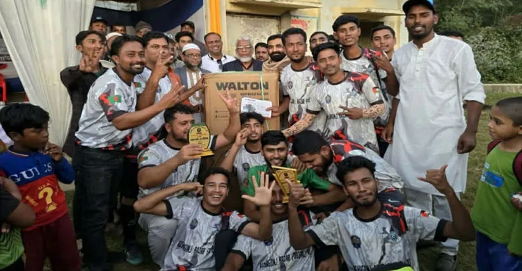 কুলাউড়ায় ফুটবল টুর্নামেন্টের ফাইনাল ও পুরস্কার বিতরণী অনুষ্ঠিত