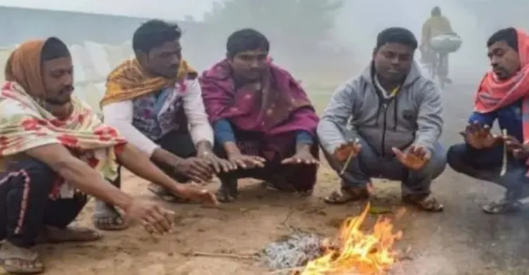 নরসিংদীতে তীব্র শীতে বিপাকে নিম্ন আয়ের মানুষ