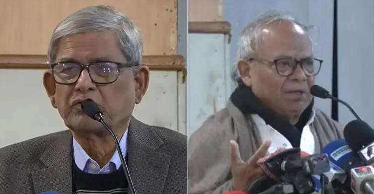 খালেদা জিয়ার মৃত্যুতে কাঁদলেন ফখরুল ও রিজভী