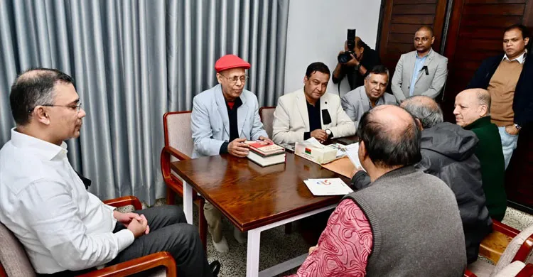 তারেক রহমানের সঙ্গে জাতীয় প্রেসক্লাবের নেতৃবৃন্দের সাক্ষাৎ