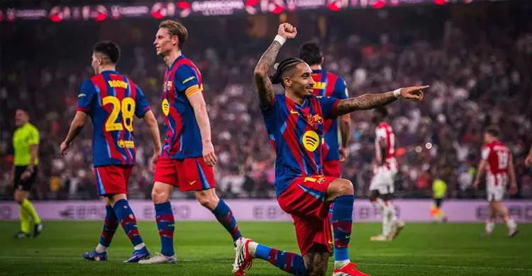 গোলের বন্যায় বিলবাওকে উড়িয়ে সুপার কাপ ফাইনালে বার্সেলোনা