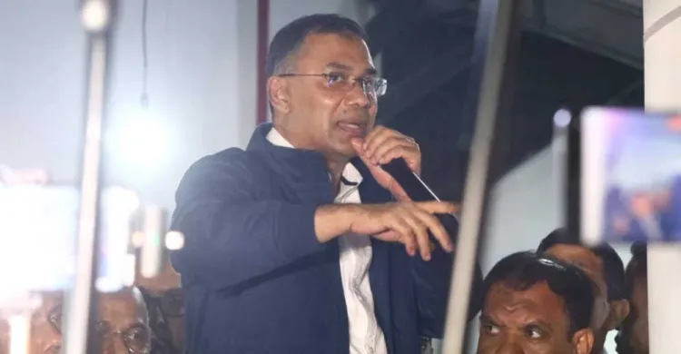 ধানের শীষে ভোট চেয়ে আনুষ্ঠানিক প্রচার শুরু করলেন তারেক রহমান