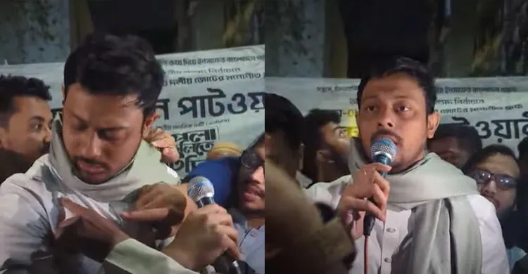 নাসিরুদ্দীন পাটওয়ারীর উঠান বৈঠকে পচা ডিম নিক্ষেপ