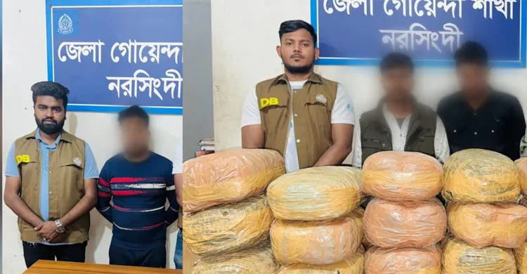 নরসিংদীতে বিপুল পরিমাণ ইয়াবা ও গাঁজা উদ্ধার, আটক ৩