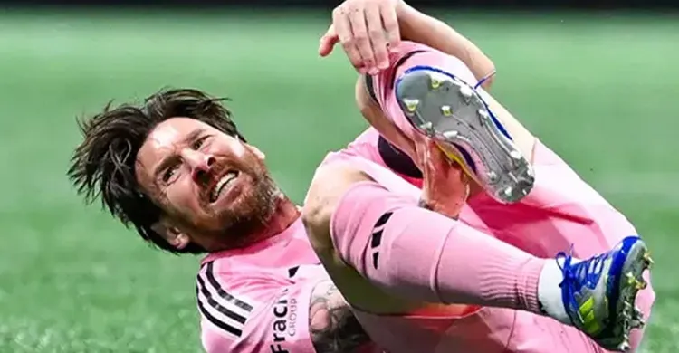 মেসির চোটে পিছিয়ে গেল মায়ামির ম্যাচ