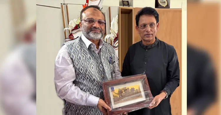 শিক্ষামন্ত্রীর সঙ্গে ঢাবি উপাচার্যের সৌজন্য সাক্ষাৎ
