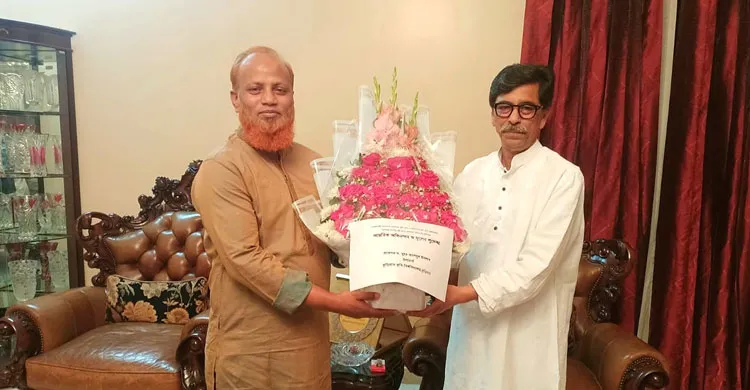 নবনিযুক্ত কৃষিমন্ত্রীর সাথে কুড়িকৃবি উপাচার্যের সৌজন্য সাক্ষাৎ ও শুভেচ্ছা বিনিময়