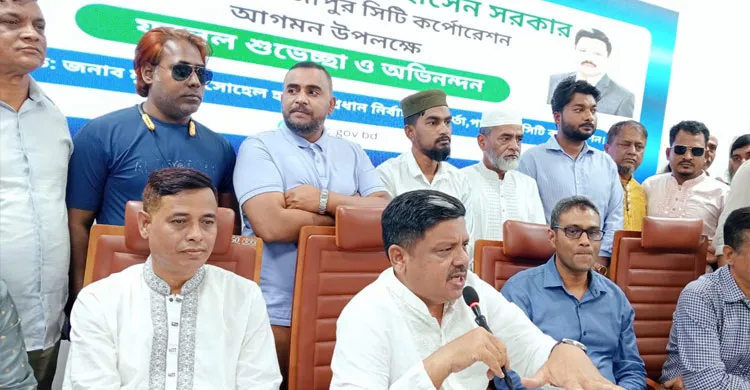 গাসিক প্রশাসক শওকত হোসেন সরকার প্রথম কার্যদিবসেই উন্নয়ন ও নির্বিঘ্নে নাগরিক সেবা দেওয়ার আশ্বাস