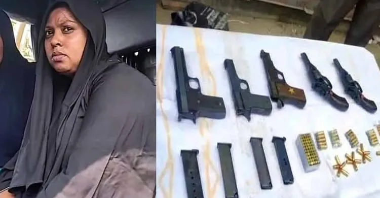 সাতক্ষীরার সুমি খুলনায় বিপুল পরিমাণ অস্ত্রসহ আটক