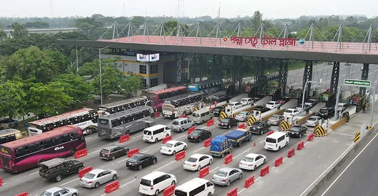 ঈদযাত্রায় পদ্মা সেতুতে টোল রেকর্ড