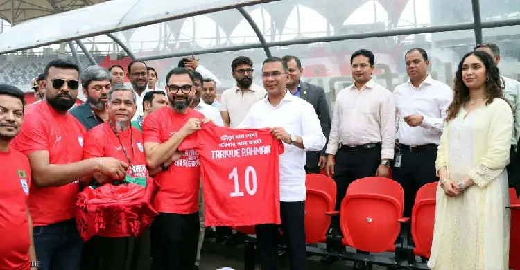 স্বাধীনতা দিবসে প্রীতি ম্যাচ: ‘নতুন কুঁড়ি স্পোর্টস’ চালুর ঘোষণা প্রধানমন্ত্রীর