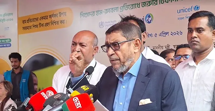 হাম রোগের ভয়াবহতা করোনার চেয়ে কোনো অংশে কম নয়: স্বাস্থ্যমন্ত্রী