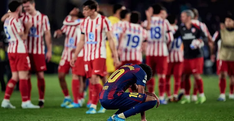 চ্যাম্পিয়ন্স লিগে বার্সেলোনাকে হারিয়ে এগিয়ে অ্যাটলেটিকো মাদ্রিদ