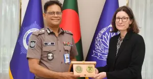 আইজিপির সঙ্গে জার্মান দূতাবাসের ডেপুটি হেড অব মিশনের সাক্ষাৎ