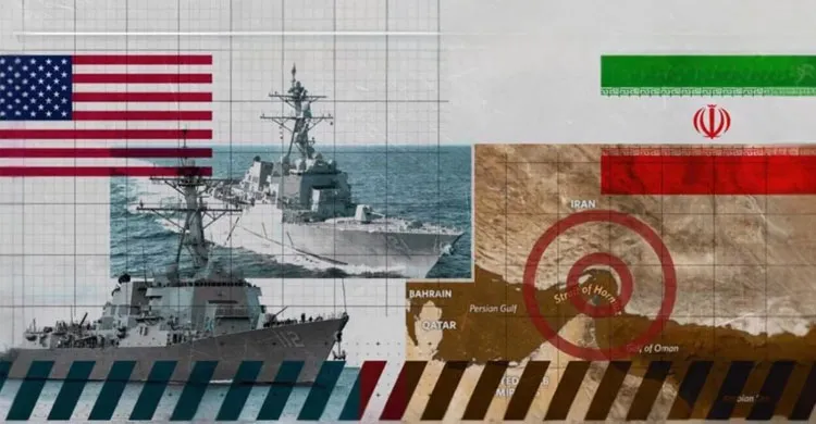 হরমুজ প্রণালিতে উত্তেজনা: মার্কিন যুদ্ধজাহাজ সরে যাওয়ার দাবি ইরানের