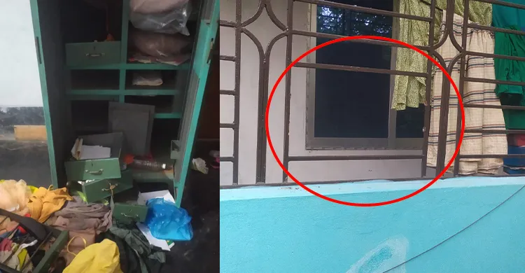 গ্রিল কেটে ভেন্ডারের বাড়িতে ডাকাতি, ১৩ লাখ টাকা ও ৯ ভরি স্বর্ণ লুট