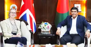 প্রধানমন্ত্রীর প্রতিরক্ষা উপদেষ্টার সঙ্গে ব্রিটিশ হাইকমিশনারের সৌজন্য সাক্ষাৎ
