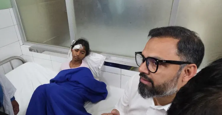 ক্ষুদে ফুটবলার সোহাদার পাশে ক্রীড়া প্রতিমন্ত্রী, চিকিৎসার পূর্ণ দায়িত্ব নিল সরকার