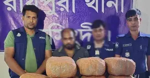 নরসিংদীতে মাদক বিরোধী অভিযানে গ্রেফতার ৩