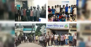 মিরপুরে ডিএমপির বিশেষ সাঁড়াশি অভিযান, কিশোর গ্যাং সদস্যসহ গ্রেফতার ১৭৫