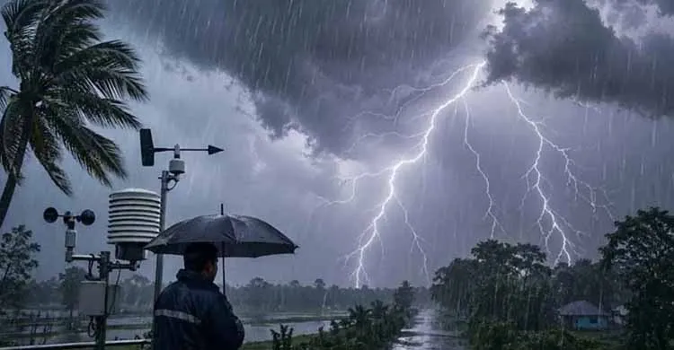 ১০ জেলায় ঝড়-বৃষ্টির আশঙ্কা, নদীবন্দরে ১ নম্বর সতর্কসংকেত