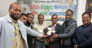 লন্ডনে প্রবাসীদের ভালোবাসায় সিক্ত কবীর আহমেদ ভূঁইয়া, কফি শপ উদ্বোধন