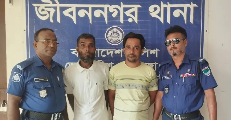 জীবননগরে পুলিশের অভিযানে ৩ আসামি গ্রেফতার