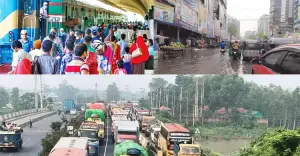 অবর্ণনীয় দুর্ভোগে ঢাকায় ফিরছে কর্মজীবী মানুষ