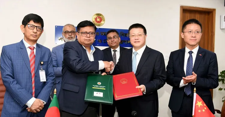 ৯ম বাংলাদেশ-চীন মৈত্রী সেতুর বাস্তবায়ন চুক্তি স্বাক্ষর