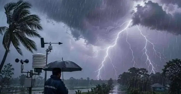১৩ অঞ্চলে ঝড়-বৃষ্টির সতর্কতা, নদীবন্দরে সতর্ক সংকেত
