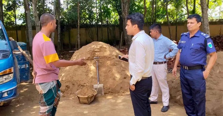 কুলাউড়ায় অবৈধ বালু উত্তোলনে ইউপি সদস্যকে জরিমানা, একজনের কারাদণ্ড